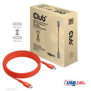 USB2 Type-C Bi-Directional USB-IF Certified Cable, Data 480Mb, PD 240W(48V/5A) EPR M/M 2m/6.56ft 