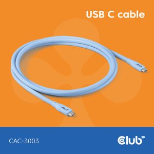 Cable USB C azul