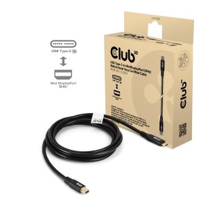 USB Type-C to MiniDisplayPort Bi-Directional VESA DP40 Certified Cable M/M 2m/6.56ft