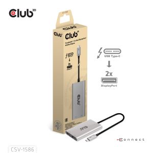 Thunderbolt™ 3 to DisplayPort™  Dual Monitor 4K60Hz	