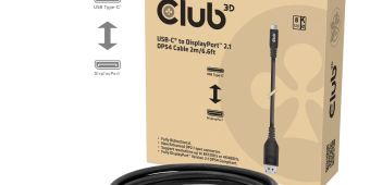 CAC-1563 USB-C® to DisplayPort™ 2.1 DP54 Bi-Directional Cable 8K120Hz 2m / 6.6ft 