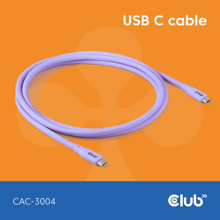 USB C Kabel Lila