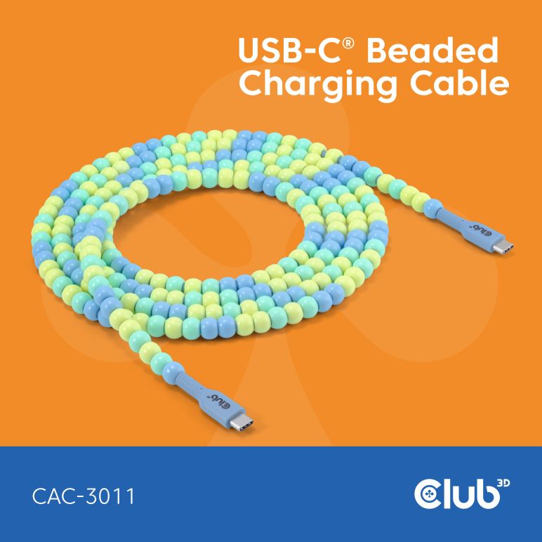 USB-C® trenzado Cable Azul