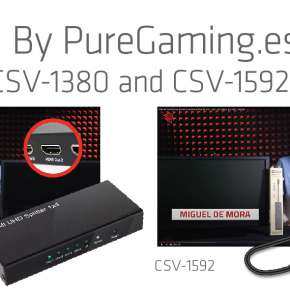 Reviews of the CLUB 3D CSV-1380 and CSV-1592. By PureGaming.es 