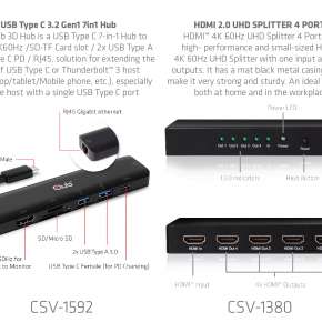 Reseñas del CLUB 3D CSV-1380 y CSV-1592. Por PureGaming.es